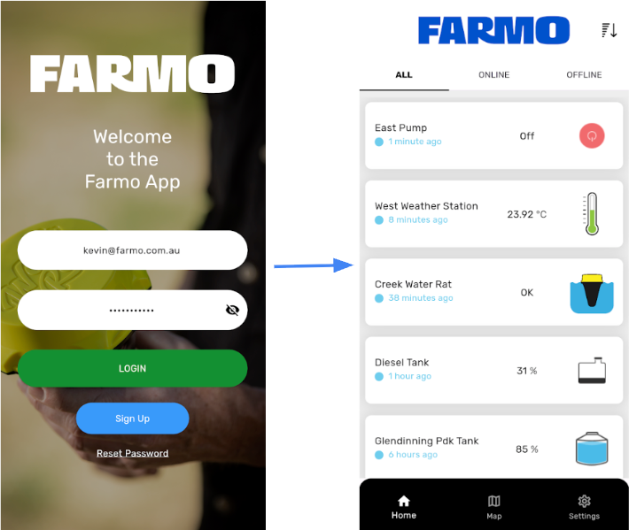 Farmo Chingch The Farmo App – Remote Monitoring for Agriculture & IoT Devices
