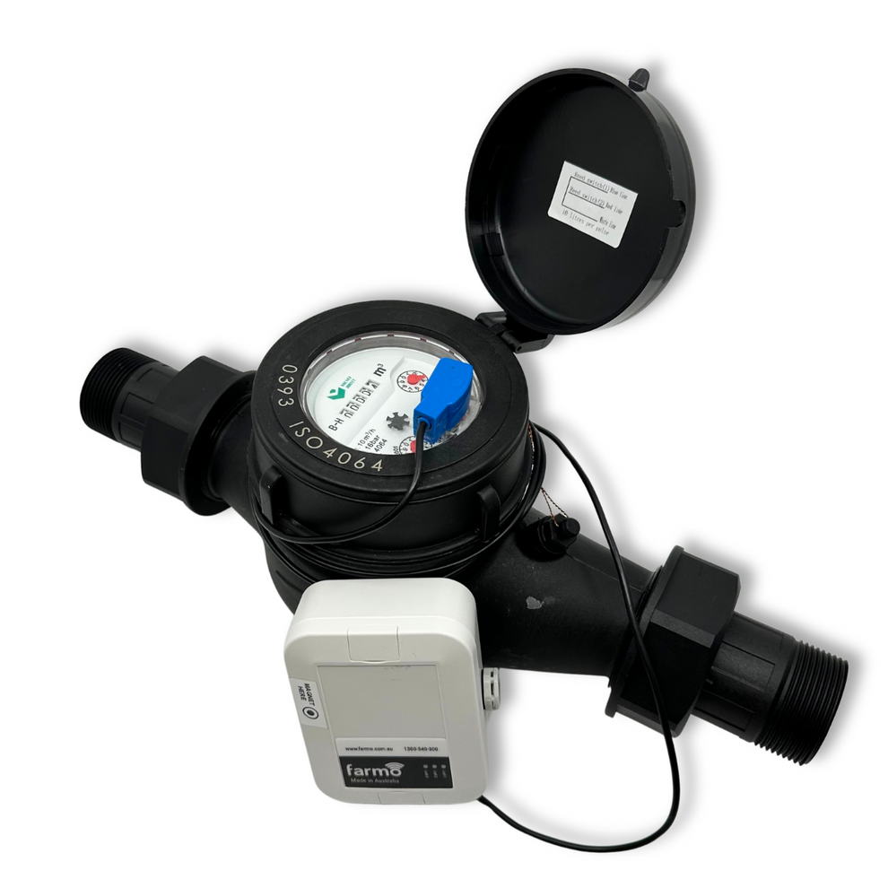 Water Flow Sensor – Inline Water Flow Meter for Remote Monitoring | Farmo